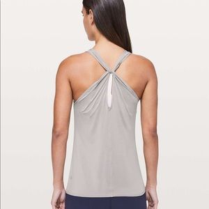 Lululemon Timeless Twist Tank, Size 6, Gray / NWOT